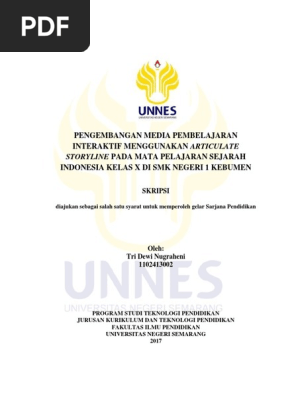 Pengembangan Media Pembelajaran Interaktif Menggunakan Articulate Indonesia Kelas X Di Smk Negeri 1 Kebumen Pdf