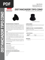 DISTANCIADOR TIPO CONO - A ESPECIALES