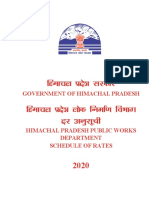 Himachal Pradesh Schedule of Rate-2020 - Compressed