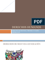 DERECHOS HUMANOS 2, 3 y 4 G
