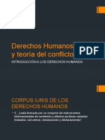 Derechos Humanos, Paz y Teoría Del Conflicto Introducción A Los Derechos Humanos