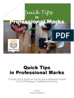 Quick Tips Professional Marks