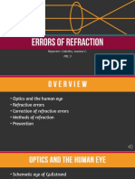 Errors of Refraction
