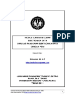 Tutorial Simulasi Rangkaian Elektronika Daya Dengan PSIM PDF