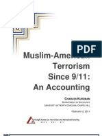 Muslim-American Terrorism Since 9/11: An Accounting