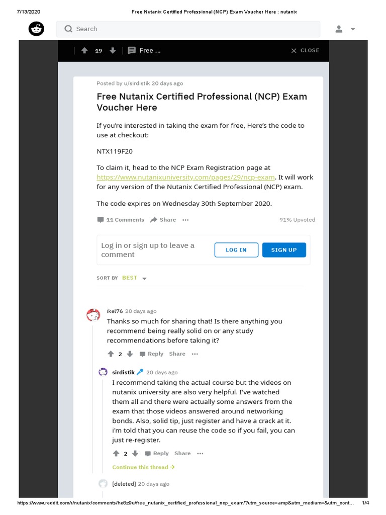 Free NCP Exam Voucher Code Available | PDF | World Wide Web | Internet ...