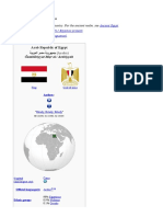 Egypt: Arab Republic of Egypt ةيبرعلا رصم ةيروهمج
