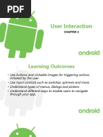 Chapter 4 - User Interaction