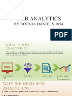 Web Analytics Dounia Daniels