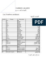 Les Nombres Arabes PDF