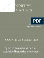 Cognitive Semantics