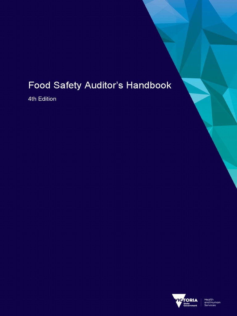 Food Safety Auditors Handbook 4th Edition Update PDF PDF Food Safety Audit