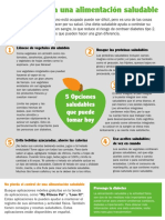 Alimentación saludable para prevenir diabetes