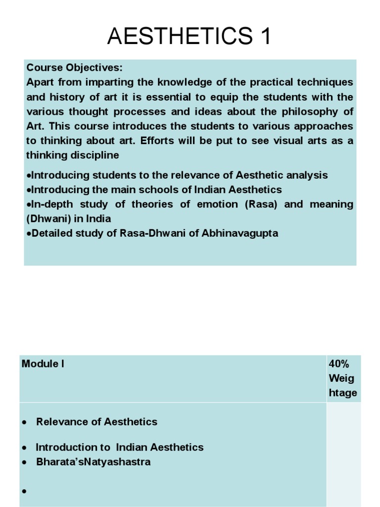 What Is Aesthetics | PDF | Aesthetics | Theory