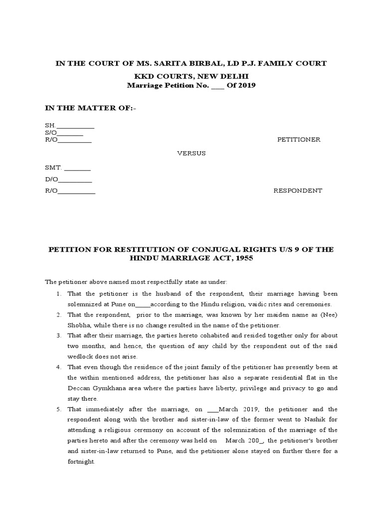 petition-for-restitution-for-conjugal-rights-uis-9-hma-1955-pdf