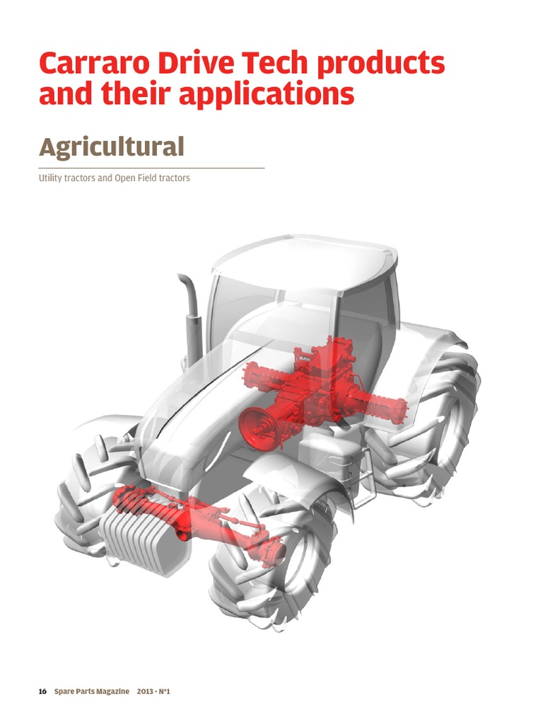 Carraro Products and Their Applications | PDF