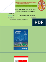 Catalogo de Tubos