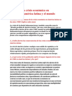 Causas de La Crisis Económica en Colombia Mai 2