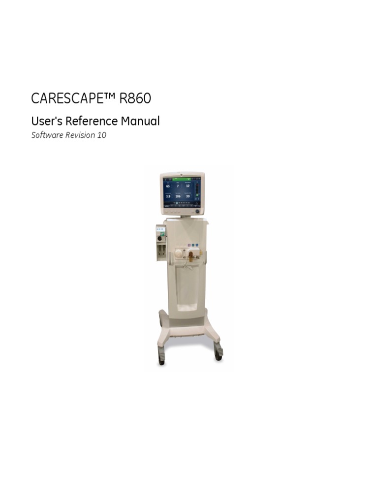 US CARESCAPE R860 User Manual URM Rev F PDF | PDF | Electromagnetic ...