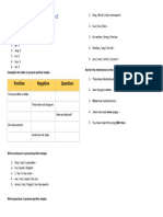 Exercises On Present Perfect