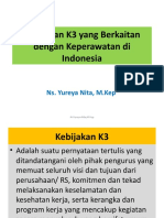 Kebijakan K3 Yang Berkaitan Dengan Keperawatan Di Indonesia