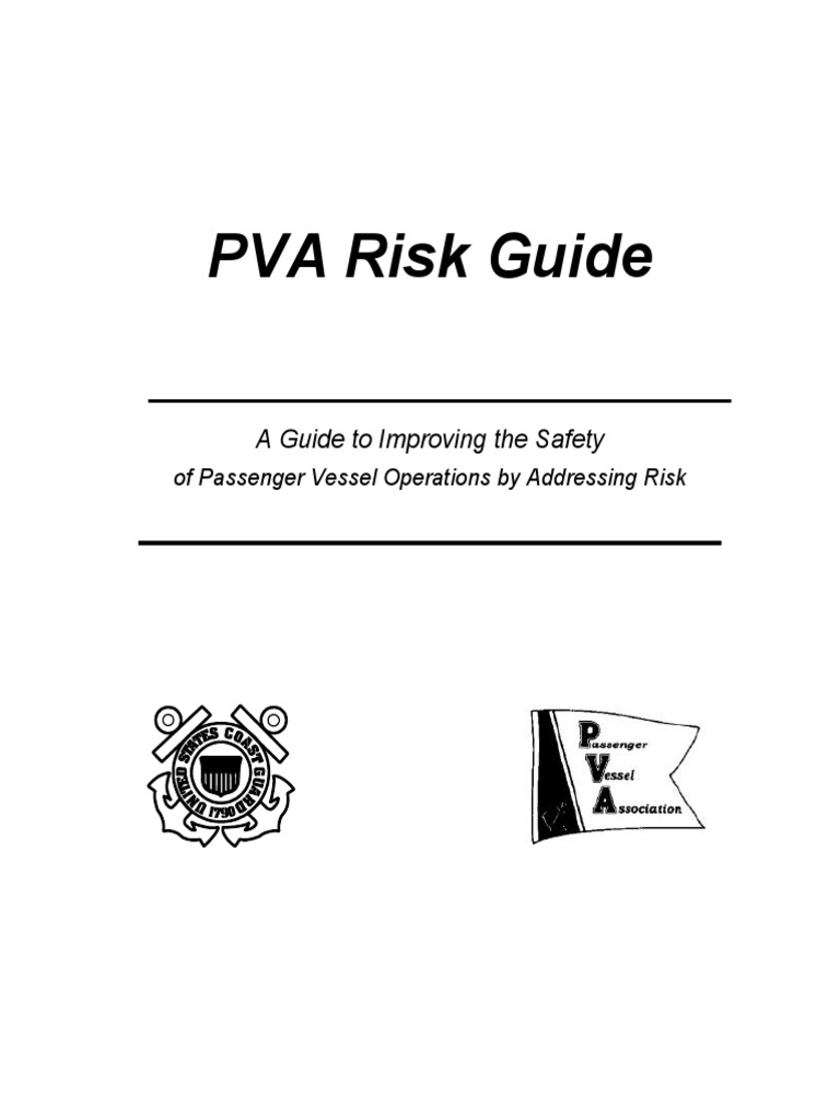 PVA Risk Guide A Guide To Improving The Safety PDF Hazards Risk