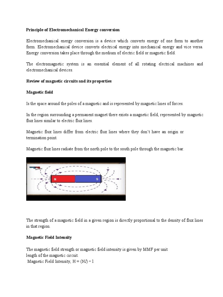 1.1 Review of Magnetic Circuits and Its Properties | PDF | Magnetic ...