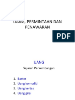 2-Uang, Permintaan dan Penawaran