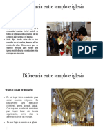 Diferencia Entre Templo e Iglesia