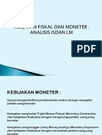 6b-Kebij Fiskal Moneter, Analisis IS LM