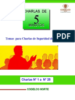 Charlas Seguridad #1 A #25