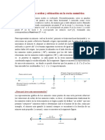 Tema 1.1.5 Relación de Orden y Recta