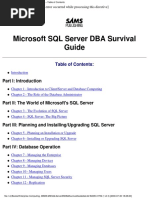 MSSQL - SQL Server DBA Survival Guide PDF