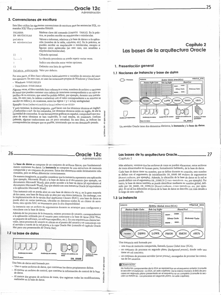2,3,4. ORACLE-12c-ADMINISTRACION-LA BASE DE LA ARQUITECTURA ORACLE PDF ...