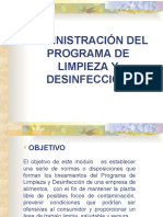 Programa de Limpieza y Desinfecion