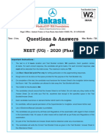 NEET 2020 practice test with 180 questions