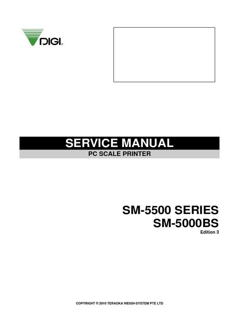Service Manual: SM-5500 SERIES SM-5000BS | PDF | Electronic Waste ...