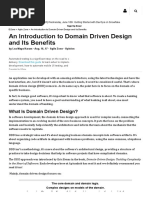 An Introduction To Domain Driven Design and Its Benefits - DZone Agile