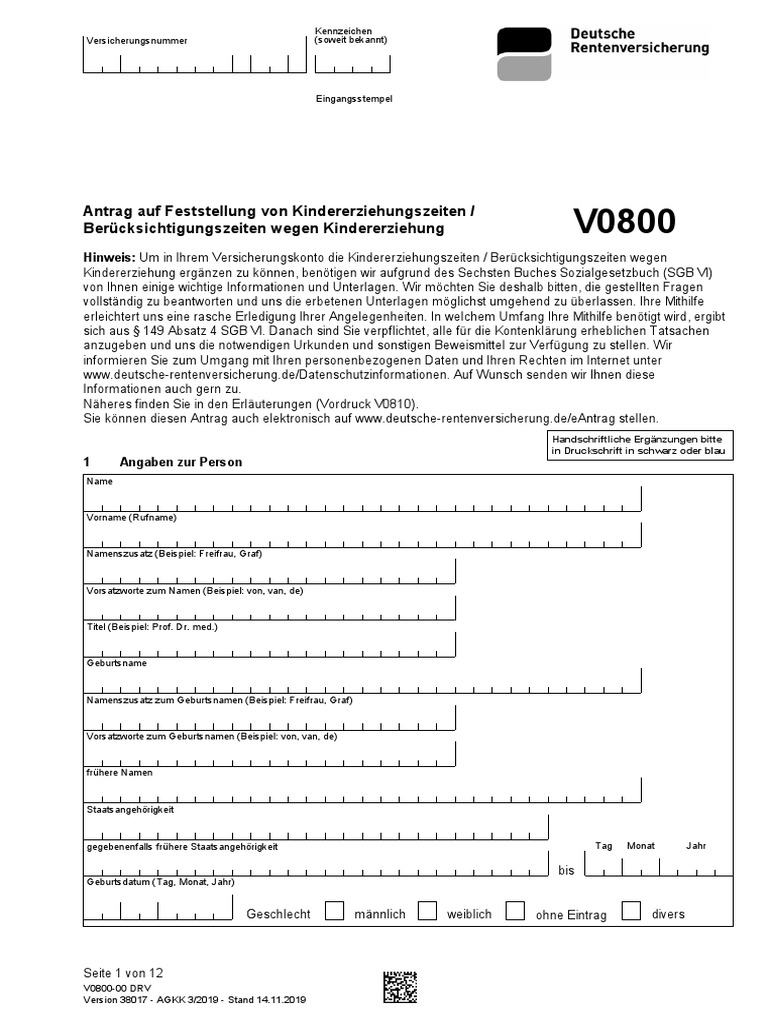Wann Muss Ich Das Formular V0800 Ausfllen