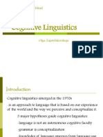 Cognitive Linguistics PDF