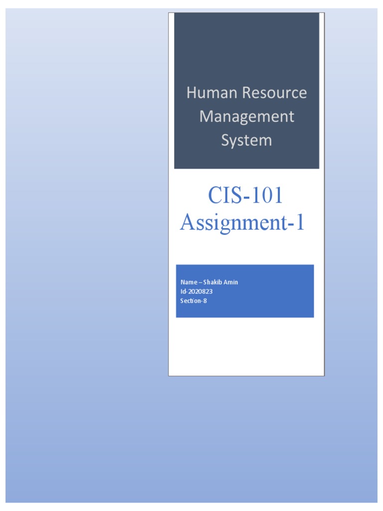 Human Resource Management System | PDF | Human Resource Management