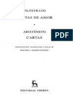 Filostrato Cartas de Amor Aristeneto Car PDF