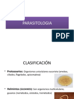 CLASIFICACION PARASITOLOGIA