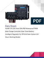 Solar Charge Controller Data Sheet