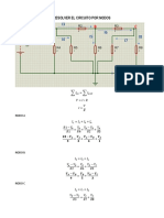 Resolver El Circuito Por Nodos