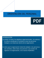 Orientación Del Personal