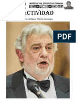 Actividad de Placido Domingo