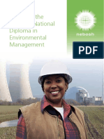 NEBOSH National Diploma in Environmental Management: Guide To The