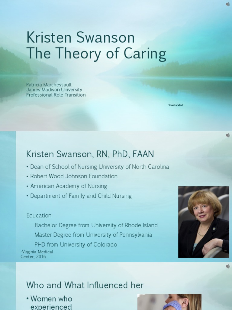 Swanson's Theory of Caring in Nursing | PDF | Nursing | Psychological ...