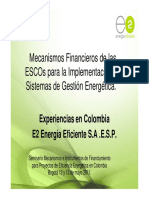 ESCOS EN COLOMBIA